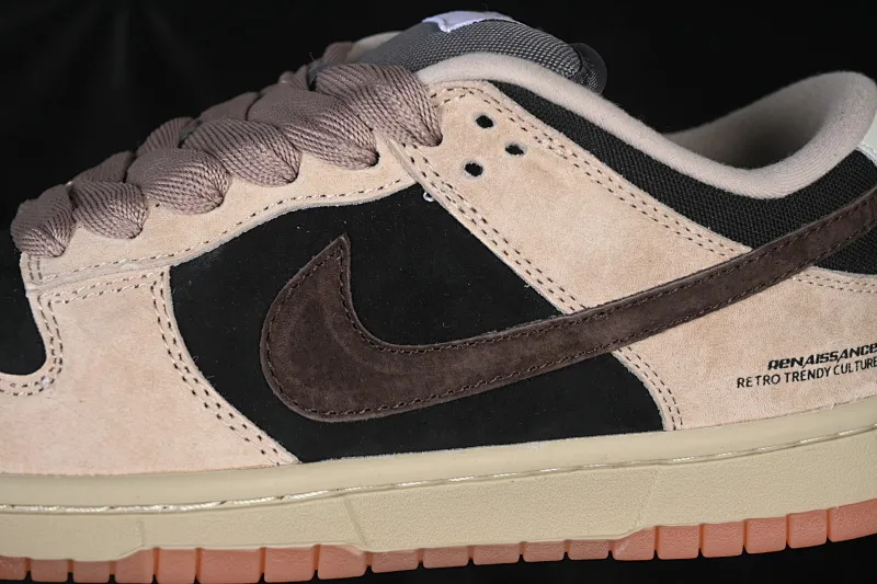 All Categories Nk SB Dunk Series Nk SB Dunk Low Low-top sneakers Nike SB Dunk Low Khaki black and gray hook Low-top casual sneakers HJ0367-200